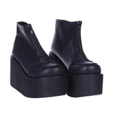 Black Platform Short Classic Lolita Boots